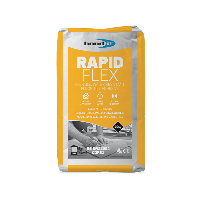 Bond It RAPID-FLEX - Flexible Floor Tile Adhesive 20kg