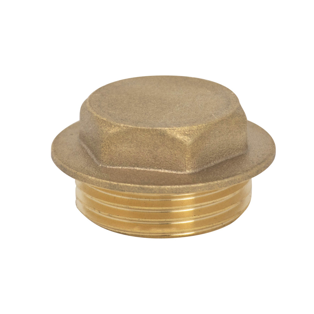 Brass Flanged Plug 3/4"