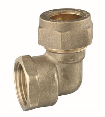 Compression Elbow Female Adaptor 22mm x 3/4"
