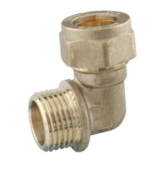 Compression Elbow Male Adaptor 15mm x 1/2"