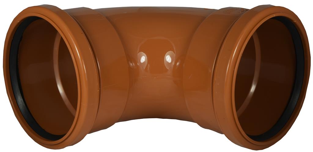 110mm Underground 90 Deg Double Socket