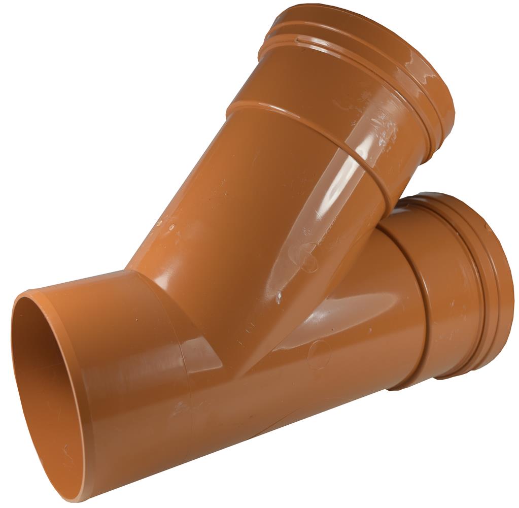 Underground Tee/Branch 45 Degree Double Socket