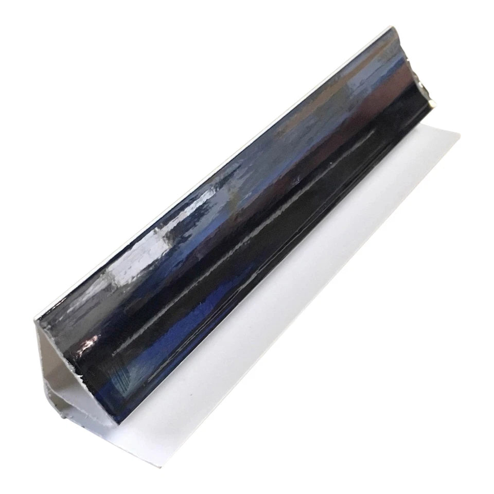 External PVC Corner 2.4m Chrome 10mm