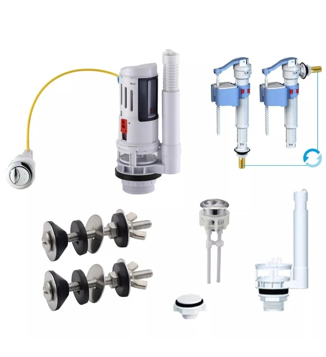 Universal Dual Flush Valve & Fill Valve Cistern Pack WRAS APPROVED