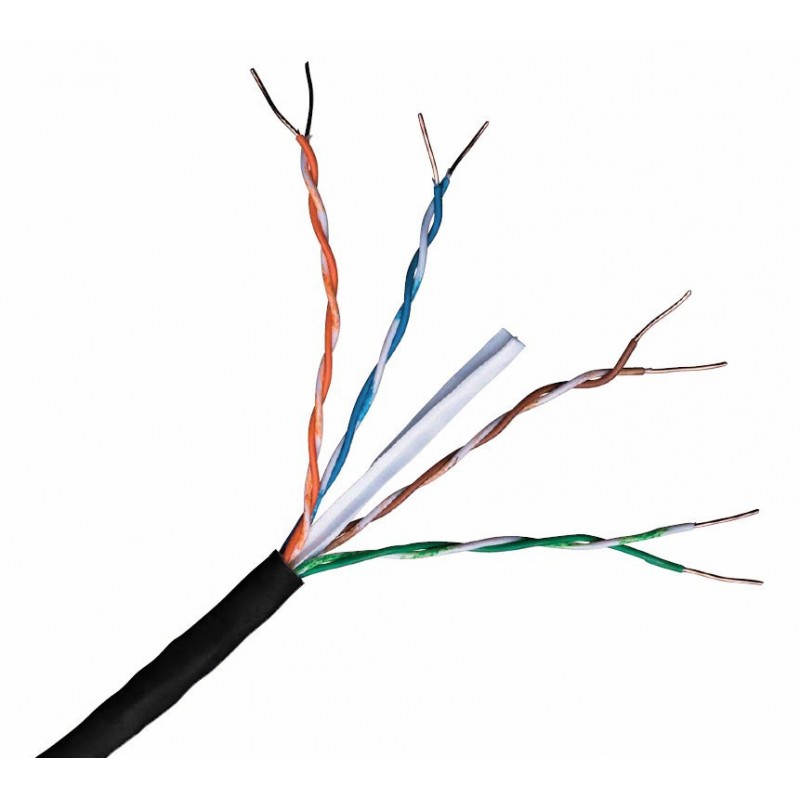 CAT6 Full Copper Double Jacketed Outdoor UTP Networking Cable - Price Per Meter