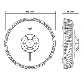 FireAngel FA6720-R Battery Standalone Kitchen Heat Alarm 10 Year