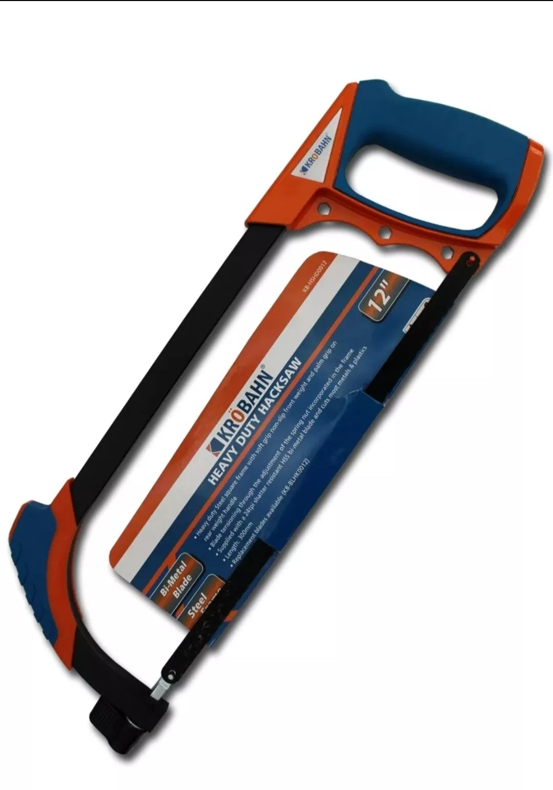 Krobahn Heavy Duty Bi-Metal 12" Hacksaw