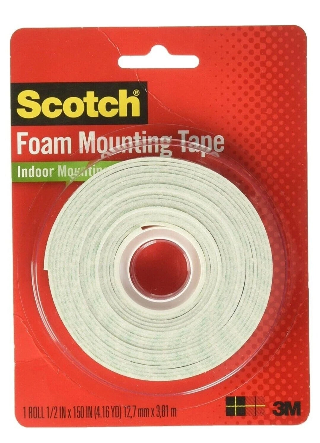 Scotch Foam Mounting Tape 12.7mm X 3.81mtr mounting tape & Double Sided tape