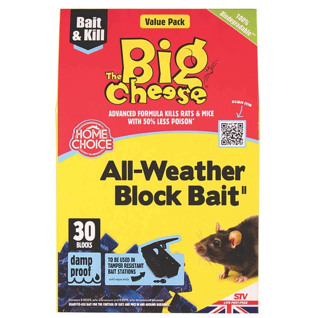 The Big Cheese All Weather Block Bait 30 x 10g