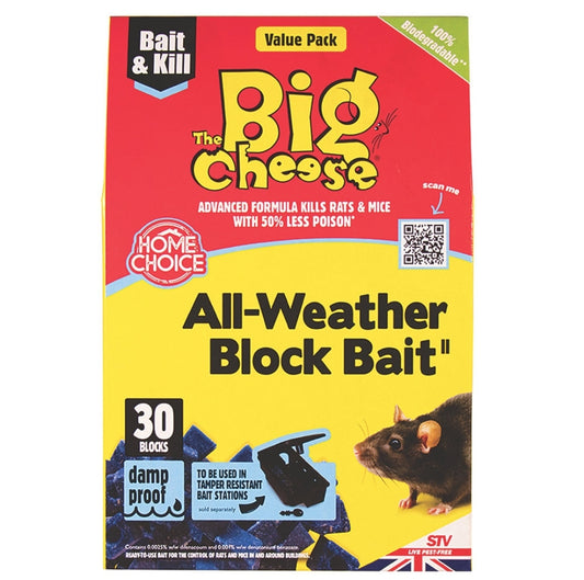 The Big Cheese All Weather Block Bait 30 x 10g
