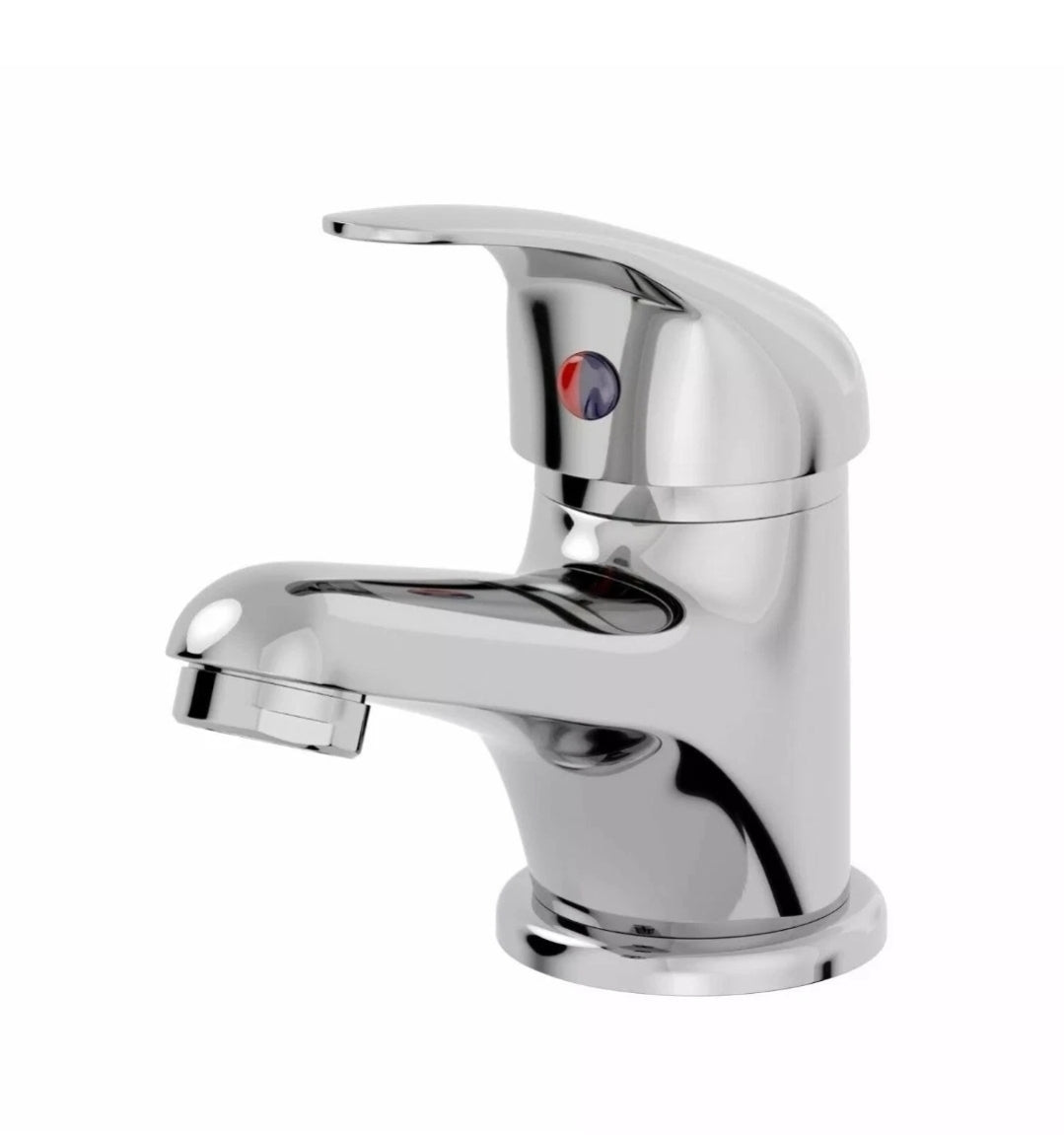 Basin Mixer Tap w/ Click Clack Waste and Flexi WRAS Approved