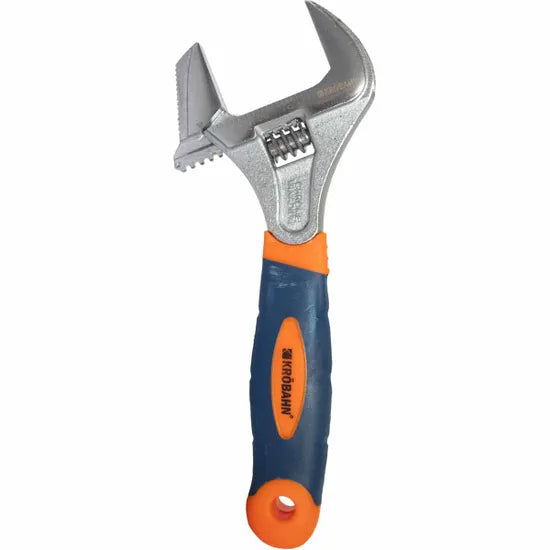 Krobahn Reversible Wide Jaw Adjustable Wrench - 8"