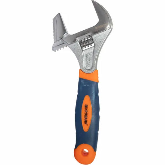 Krobahn Reversible Wide Jaw Adjustable Wrench - 8"