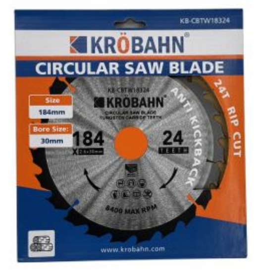 Krobahn 184mm Circular Saw Blade 24 Teeth