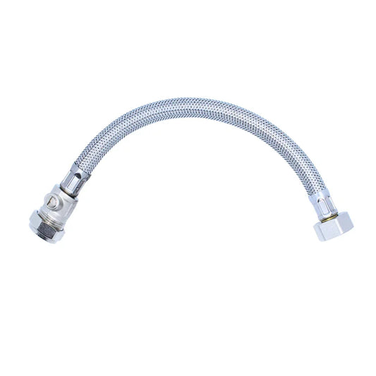 Flexible Tap Connector 1/2" x 15mm Isolator - 300mm Long