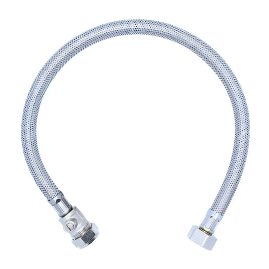 Flexible Tap Connector 1/2" x 15mm Isolator - 500mm Long