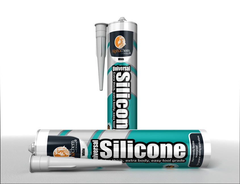Alphachem Universal and Sanitary Silcone - Grey