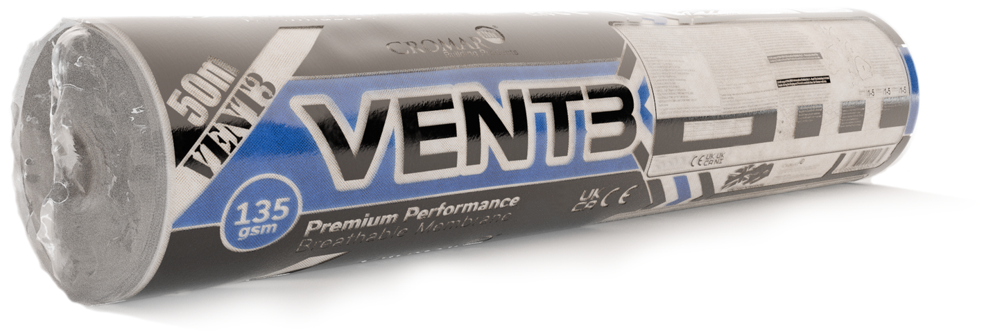 VENT 3  BREATHABLE MEMBRANE 1m x 50m