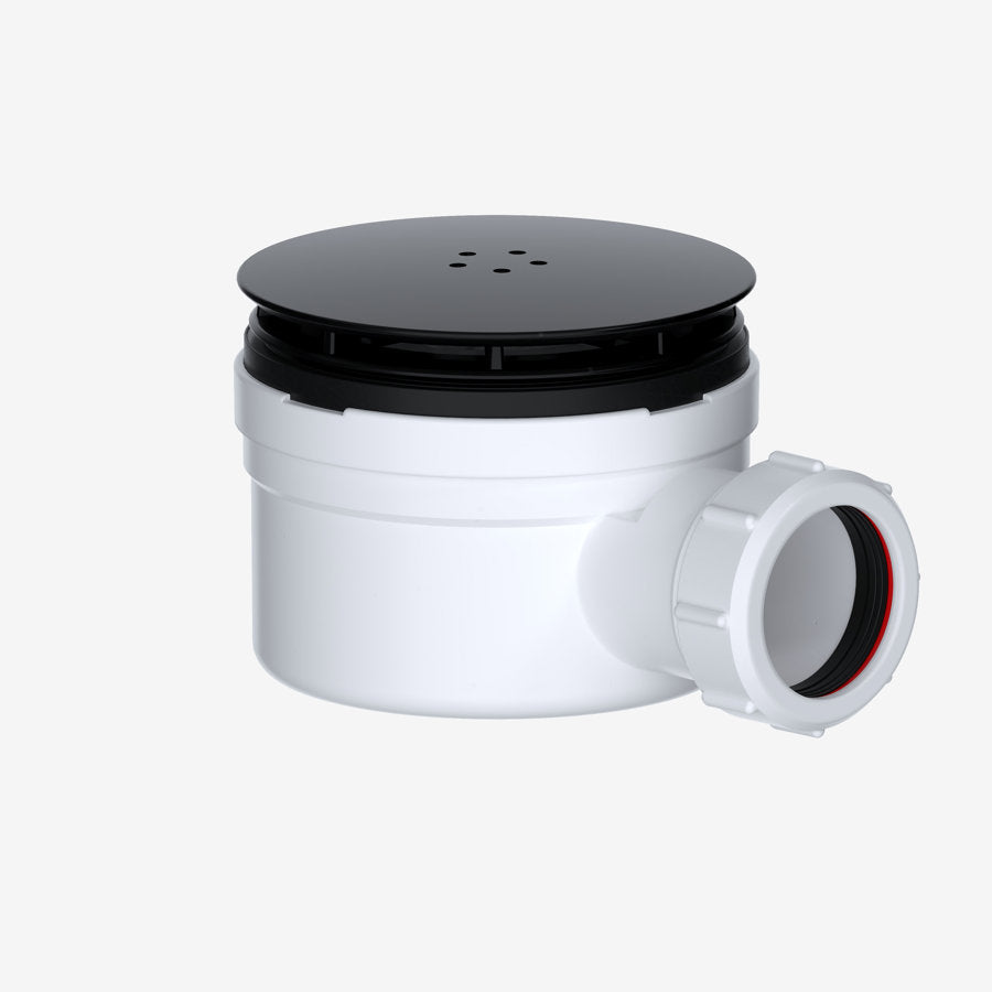 Viva 1½" Black Shower Trap (90mm Tray)